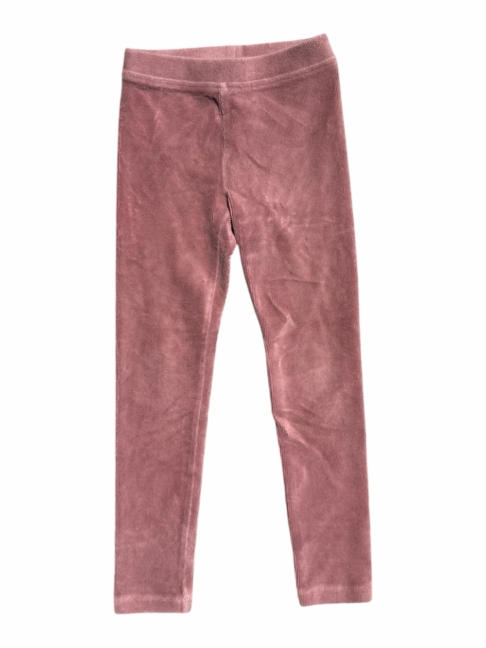 Crewcuts Velvet Leggings Brown Girls Size 7 Pull On Stretch Velour Balletcore
